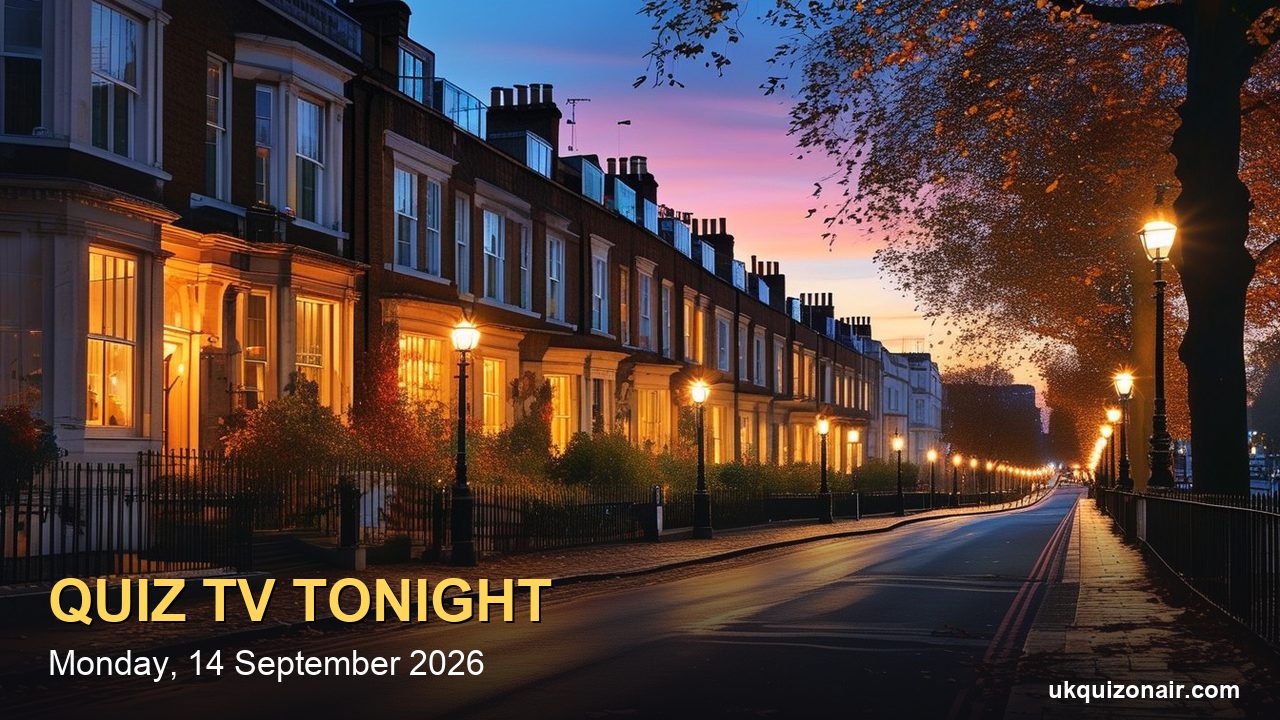 Tonight's UK Quiz TV, Monday 14 September: The Chase at 5, Pointless at 5.15, University Challenge at 8.30