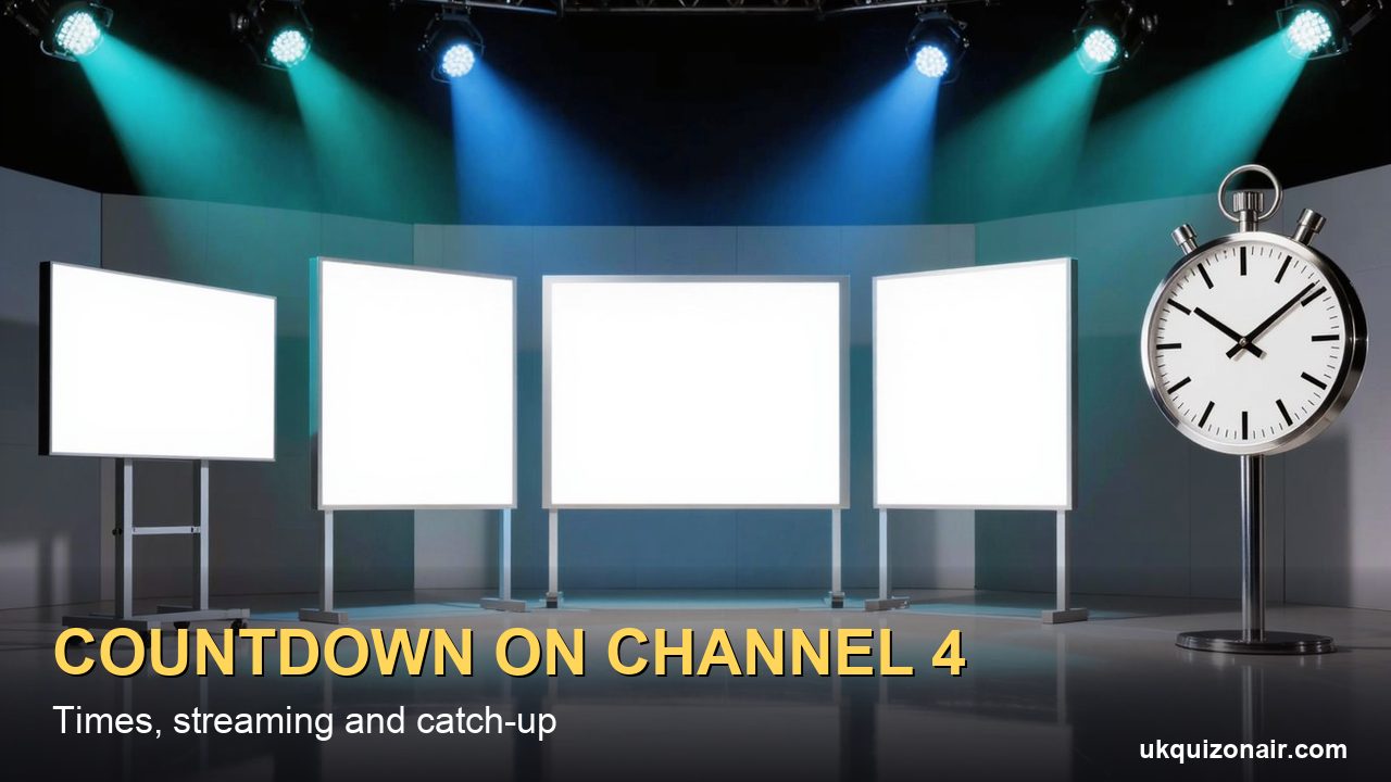 What Time Is Countdown On? Channel 4 Times, Streaming and Catch-Up