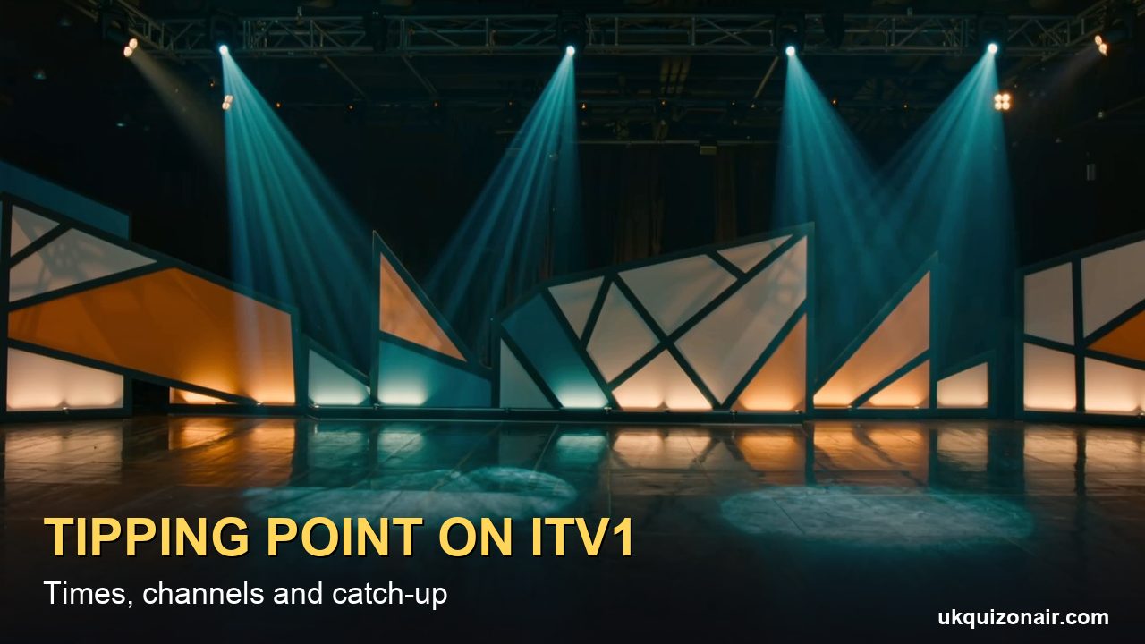 What Time Is Tipping Point On? ITV1's 4pm Hour, ITVX and Lucky Stars