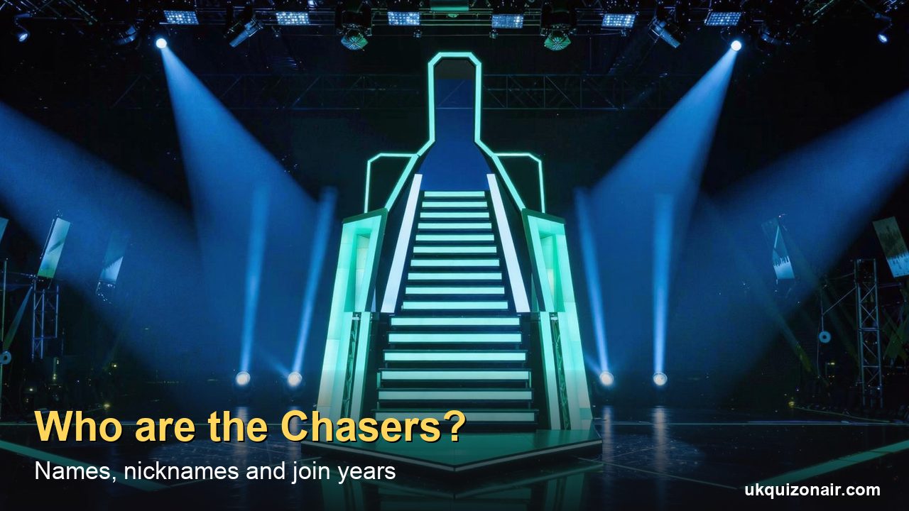 Who Are the Chasers on The Chase? All Six, Their Nicknames and Join Years, 2009–2020